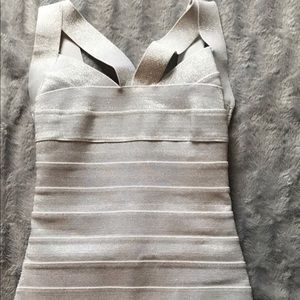 Glittery white Bodycon